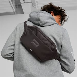 Bolso City para usar cruzado, Puma Black-TWO TONE DOBBY
