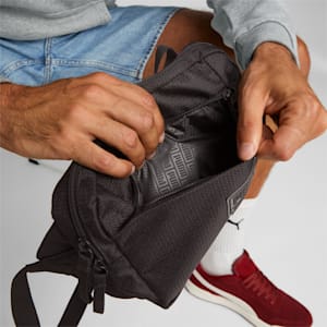 ユニセックス プーマ シティ クロス ボディーバッグ 2.8L, Puma Black-TWO TONE DOBBY