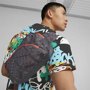 Basketball Waist Bag, PUMA Black-AOP
