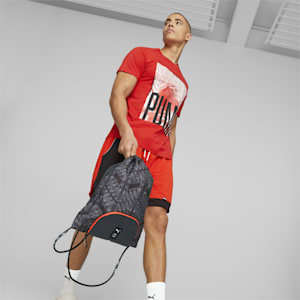 Basketball Gym Sack, PUMA Black-AOP, extralarge-IND