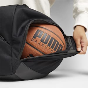 Basketball Pro Duffel Bag, PUMA Black-PUMA White, extralarge