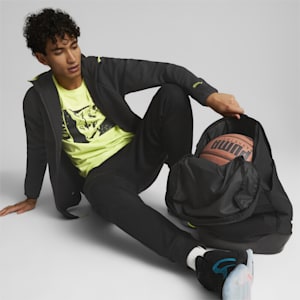 Basketball Pro Backpack, Puma Black, extralarge