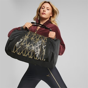 Essentials Story Pack Training Barrel Bag, Puma Black-Deco Glam