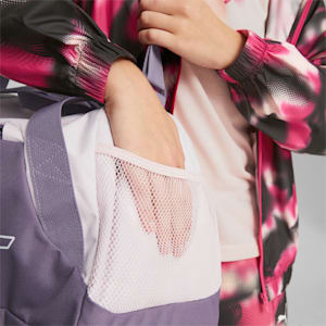 Fundamentals Sports Bag, Purple Charcoal-Pearl Pink