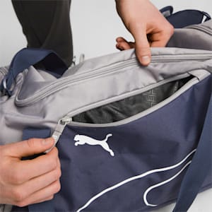ユニセックス ファンダメンタルズ スポーツバッグ M 47L, PUMA Navy-Concrete Gray, extralarge-JPN