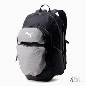 ユニセックス サッカー TEAMFINAL バックパック 45L, Puma Black-Medium Gray Heather, extralarge-JPN