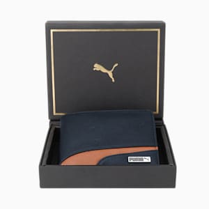 PUMA Stylized Unisex Wallet, Puma Black