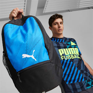 individualRISE Football Backpack, Electric Blue Lemonade-Puma Black, extralarge-IND