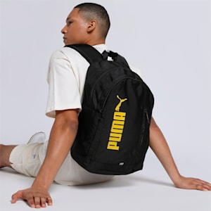 PUMA School Unisex Backpack, Puma Black, extralarge-IND