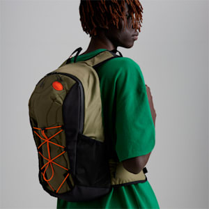 PUMA x PERKS AND MINI Trail Backpack, Burnt Olive, extralarge