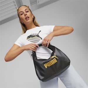 Core Up Hobo Bag, PUMA Black