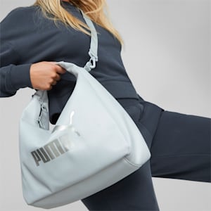 Core Up Hobo Bag, Platinum Gray