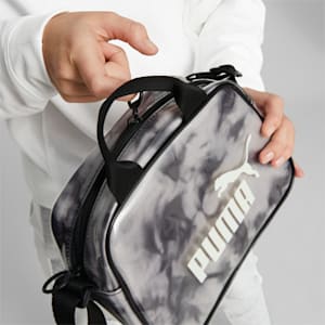ウィメンズ コア トランスペアレント ボクシー クロスボディバッグ 3L, PUMA Black-Cloud AOP