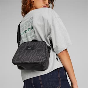 Classics Archive Boxy Cross Body Bag, PUMA Black-AOP