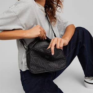 ウィメンズ プライム CLASSICS アーカイブ ボクシー クロスボディバッグ 3.5L, PUMA Black-AOP, extralarge-JPN