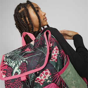 PRIME Vacay Queen Youth Backpack, Glowing Pink-PUMA Black