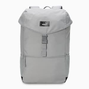 PUMA Style Unisex Backpack, Concrete Gray, extralarge-IND