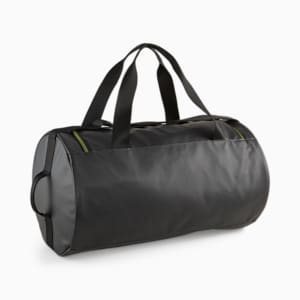 PUMA Fit Duffel Bag, Puma Black-Yellow Burst, extralarge