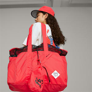 PUMA x PERKS AND MINI パッカブル ショッパー バッグ 20L, Hibiscus