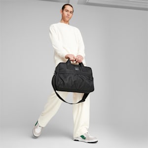 Classics LV8 Woven Briefcase, PUMA Black, extralarge-GBR