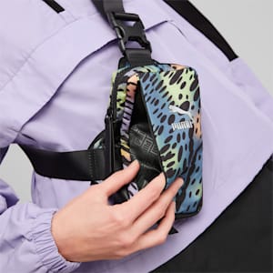 ウィメンズ プライムタイム フロントローダー バッグ FX 0.8L, PUMA Black-AOP