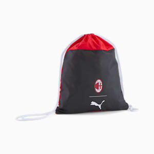 A.C. Milan Fan Gym Sack, PUMA Black-For All Time Red, extralarge
