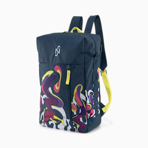 ユニセックス サッカー NJR ネイマール ジュニア バッグパック 24.5L, Dark Night-Orchid Shadow-Fluro Yellow Pes