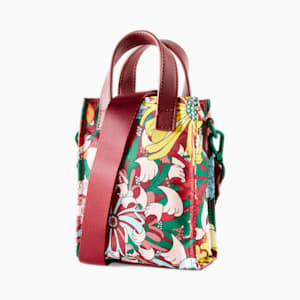 ウィメンズ PUMA x LIBERTY ミニトート 0.9L, Team Regal Red-Floral AOP