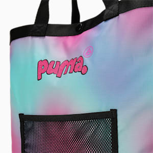 PUMA x 8ENJAMIN Unisex Shopper, Electric Peppermint-PUMA Black-Graphic
