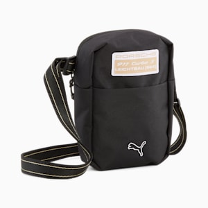 Porsche Legacy Statement Unisex Portable Shoulder Bag, PUMA Black, extralarge-IND