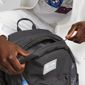 BMW M Motorsport Statement Unisex Backpack, PUMA Black-AOP, extralarge-IND