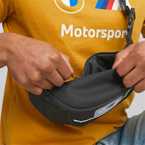 BMW M Motorsport Waist Bag, PUMA Black, extralarge