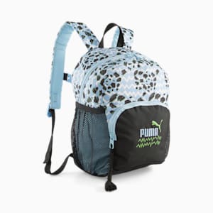 Mixmatch Big Kids' Backpack, PUMA Black-Sky Blue-AOP, extralarge