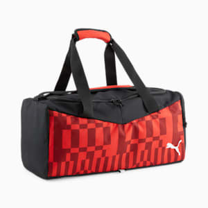 individualRISE Unisex Small Football Bag, PUMA Red-PUMA Black, extralarge-IND
