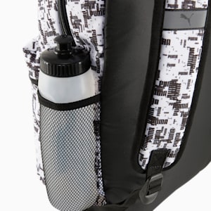 PUMA Phase Printed Backpack, PUMA Black-B&W AOP, extralarge