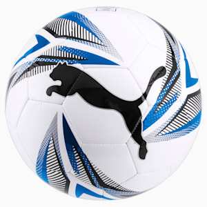 Balón de fútbol ftblPLAY Big Cat, Puma White-Puma Black-Electric Blue Lemonade-Puma Silver