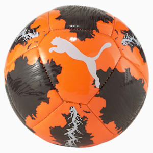 Mini pelota de fútbol PUMA Spin , Shocking Orange-Puma Black-Puma White, extralarge