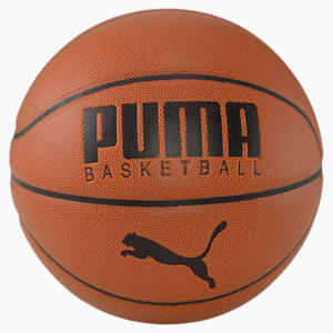 PUMA Basketball, Leather Brown-Puma Black, extralarge