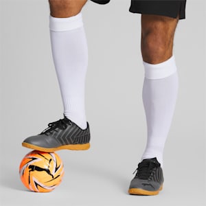 KA Big Cat Mini Soccer Ball, Neon Citrus-Puma Black, extralarge