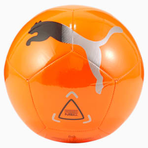 Icon Ball, Shocking Orange-Puma Black-Metallic Silver