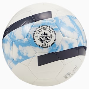 Man City Iconic Training Ball, Puma White-Team Light Blue-Peacoat