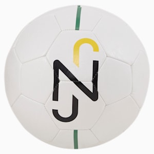 Neymar Jr Fan Ball, Puma White-Puma Black-Dandelion-Amazon Green