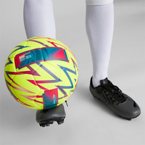 Balón de fútbol Orbita La Liga 1 FIFA Quality, Lemon Tonic-Beetroot Purple-Blue Atoll, extralarge