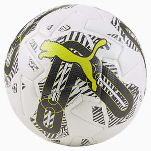 Orbita 1 TB FQP Soccer Ball, Puma White-Lime Squeeze-Puma Black-Teaser