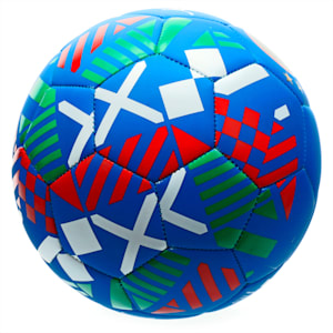 Balón de Futbol fbtlCore, Team Power Blue-Bright Green-Puma White-Poinsettia, extralarge