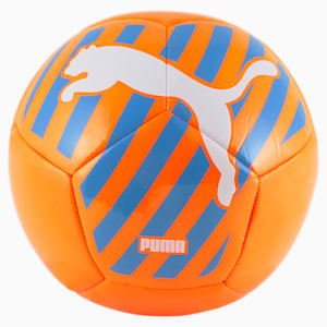 Pelota de fútbol Big Cat, Ultra Orange-Blue Glimmer, extragrande