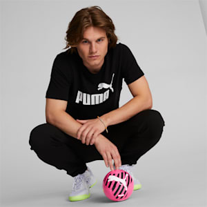 Minibalón de fútbol Big Cat, Glowing Pink-PUMA White-PUMA Black, extralarge