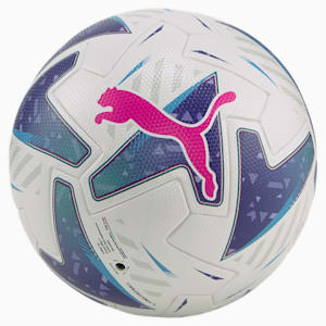 ユニセックス PUMA ORBITA シリーズA FIFA クオリティ プロ マッチ サッカーボール, Puma White-Blue Glimmer-Sunset Glow