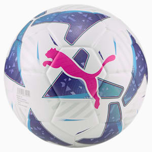 PUMA Orbita Serie A (FIFA Replica) Football, Puma White-Blue Glimmer-Sunset Glow