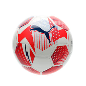 PUMA x CHRISTIAN PULISIC CP10 Graphic Soccer Ball, Sunblaze-Blazing Blue-Puma White, extralarge